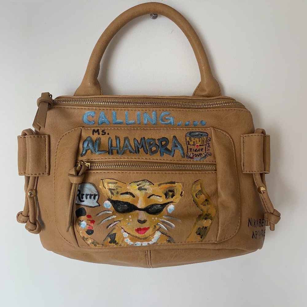 vintage  Hand-made Calling Alhambra purse